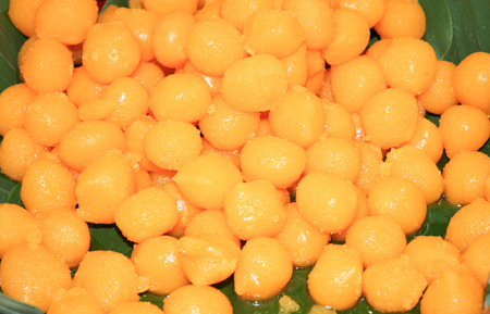 delicious Thai sweetmeat desertの写真素材