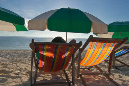 Summer holiday on the beach