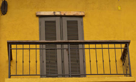 Old style window at the shopの写真素材