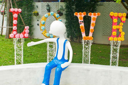 Waiting for your loveの写真素材