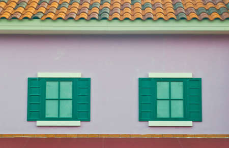 Background of colorful terrace at the mallの写真素材