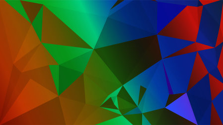 Rainbow crystal texture is used for design purposes.