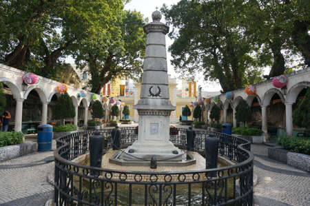 Largo Eduardo Marques, Coloane, Macauのeditorial素材