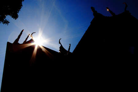 Bangkok templeの写真素材