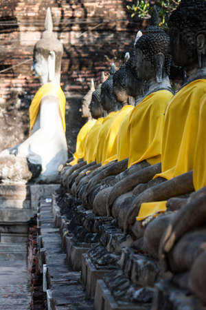 Ayutthaya templeの写真素材