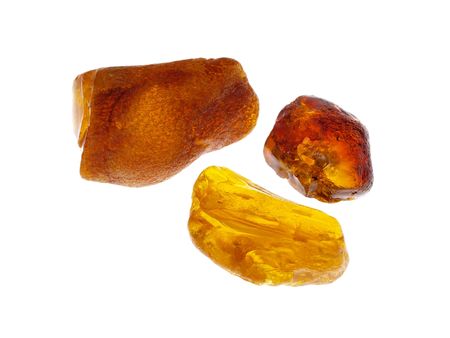 Amber. Origin: Poland, studio isolated photo