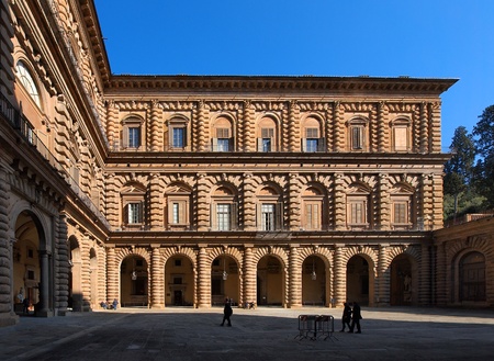 The Palazzo Pitti, Florence, Italyのeditorial素材