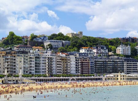 Beach, San Sebastian(Donostia), Spainのeditorial素材