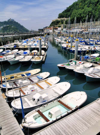 Harbour in San Sebastian(Donostia), Spainのeditorial素材