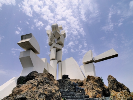 Monumento al Campesino, Lanzarote, Canary Islands, Spainのeditorial素材