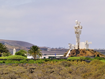 Monumento al Campesino, Lanzarote, Canary Islands, Spainの写真素材