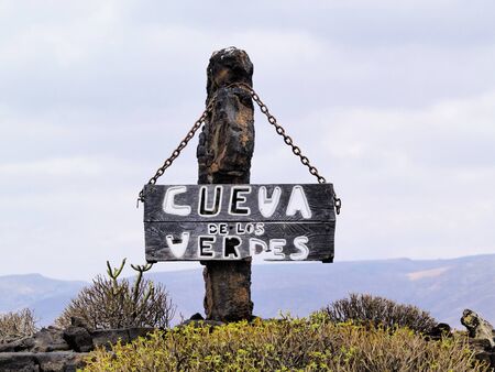 Cueva de los Verdes, Lanzarote, Canary Islands, Spainのeditorial素材