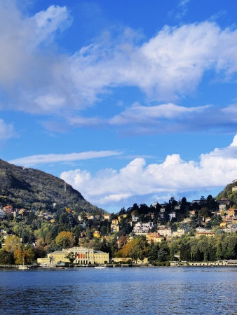 Como Lake, Lombardy, Italyのeditorial素材