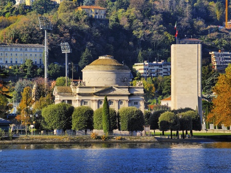 Como Lake, Lombardy, Italyのeditorial素材