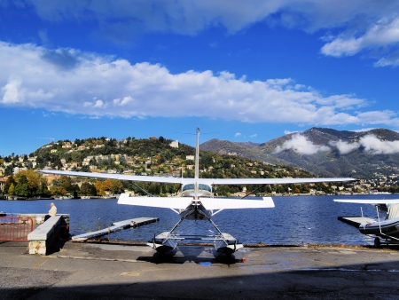 Waterplane, Como, Lombardy, Italyのeditorial素材