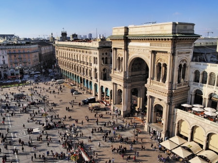 Galleria Vittorio Emanuele II, Milan, Lombardy, Italy  のeditorial素材