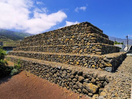 Pyramids in Guimar, Tenerife, Canary Islands, Spainの写真素材