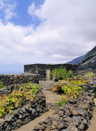 Poblado de la Guinea, Hierro, Canary Islands, Spainの写真素材