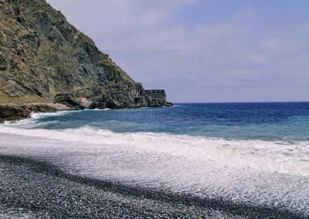 Castel del Mar Sea Castel , La Gomera, Canary Islands, Spainの写真素材