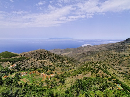 Alojera, La Gomera, Canary Islands, Spainの写真素材