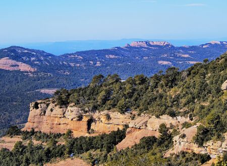 La Mola, Sant Llorenc Natural Park, Catalonia, Spainの写真素材