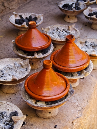 Tagine - traditional Berber dish from Morocco, Africaの写真素材
