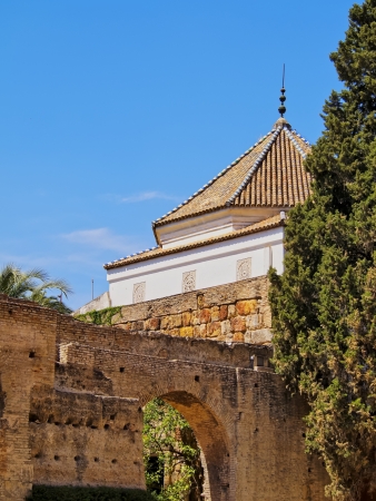 Reales Alcazares in Seville - residence developed from a former Moorish Palace in Andalusia, Spainのeditorial素材