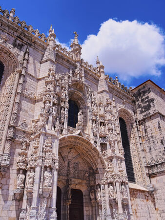 The Hieronymites Monastery in Belem, Lisbon, Portugalの写真素材