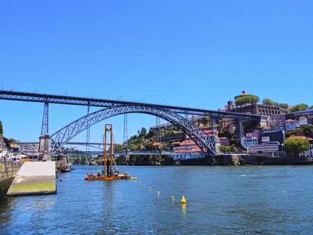 Rio Douro - Douro River in Porto, Portugalのeditorial素材