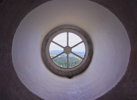 Palacio Nacional de Pena - Pena National Palace in Sintra, Portugalの写真素材