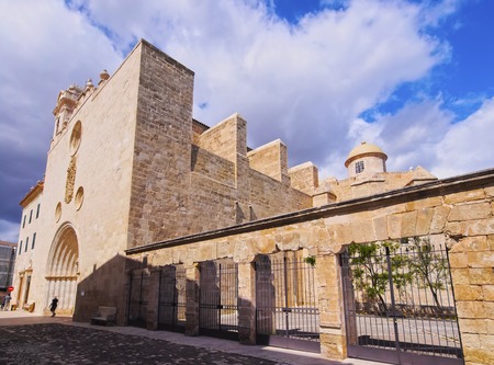 Sant Francesc Church and Monastery in Mao on Menorca, Balearic Islands, Spainの写真素材