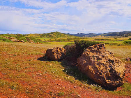 Rural Landscape of Northern Menorca, Balearic Islands, Spainの写真素材
