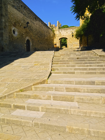 Monestir de Pedralbes - Monastery of Pedralbes in Barcelona, Catalonia, Spainの写真素材