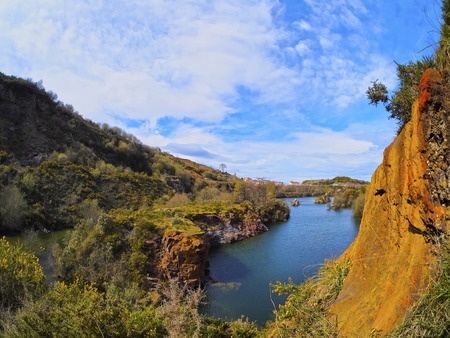 La Arboleda/Zugaztieta Park - recreational area in Valle de Trapaga near Bilbao, Biscay, Basque Country, Spainの写真素材