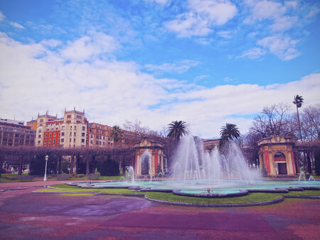 Parque de Dona Casilda de Iturrizar - park in Bilbao, Biscay, Basque Country, Spainのeditorial素材