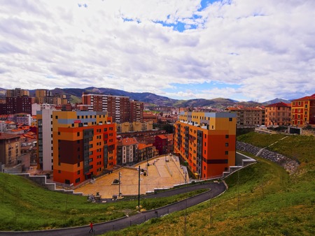 Skyline of Bilbao, Biscay, Basque Country, Spain