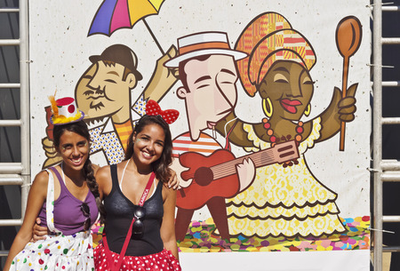 Brazil, State of Rio de Janeiro, City of Rio de Janeiro, Lapa, Street Carnival.