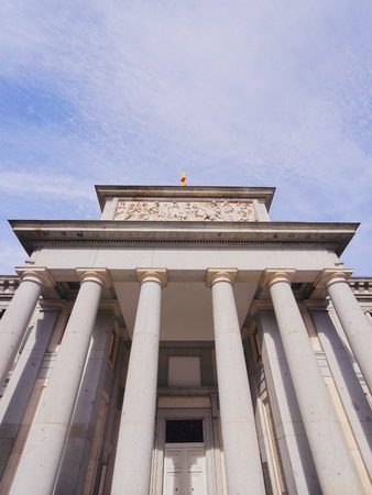 Spain, Madrid, View of the Prado Museum.のeditorial素材