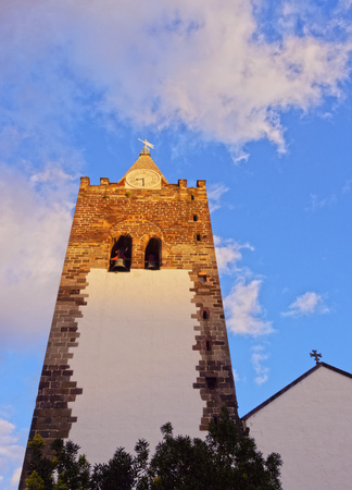 Portugal, Madeira, Funchal, View of the Cathedral of Our Lady of the Assumption.の写真素材