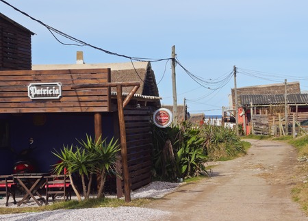 Uruguay, Rocha Department, View of the Punta del Diablo.のeditorial素材