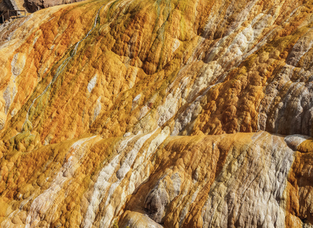 Hot springs in Puente del Inca, Central Andes, Mendoza Province, Argentinaの写真素材
