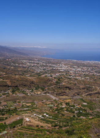 Landscape of Guimar, Tenerife Island, Canary Islands, Spainの写真素材