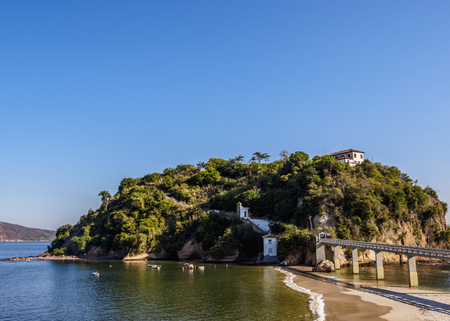 Boa Viagem Island, Niteroi, State of Rio de Janeiro, Brazilの写真素材