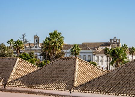 View towards the Old Town, Faro, Algarve, Portugal