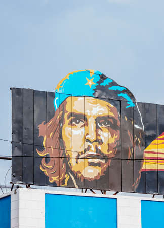 Che Guevara Memorial, Paseo el Prado, Cienfuegos, Cienfuegos Province, Cubaのeditorial素材
