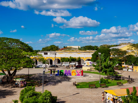 Itzamna Park, Izamal, Yucatan State, Mexico