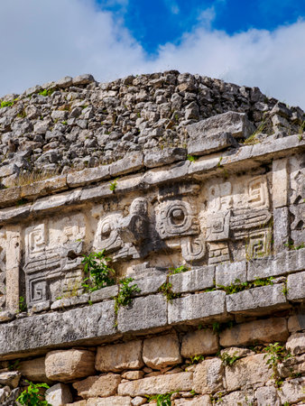Grupo de las Monjas, detailed view, Chichen Itza, Yucatan State, Mexico