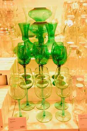 Colours and patterns on paper, metal, wax, glass, fabric, etc. decorate everyday objects, Englandの写真素材