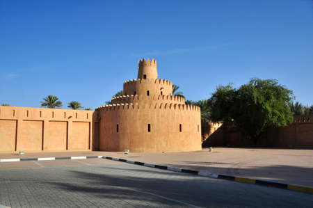 Al Ain Museum. Originally a military garrison this fort was built by the late Ruler of the UAE, Sheikh Zayed Al Nahyanのeditorial素材