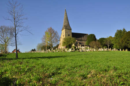 Church at Wisborough, E. Sussex. A centuries old country church, found here in a rural area of Great Britainの写真素材